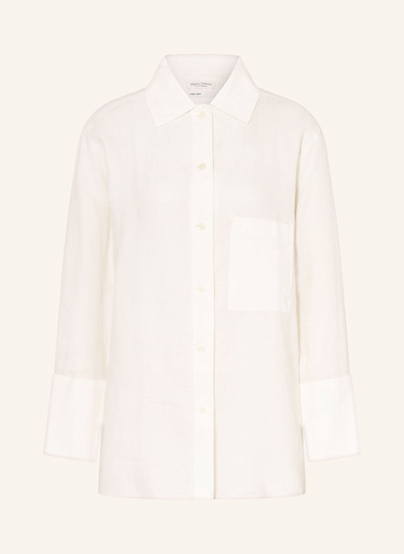 Marc O'Polo Hemdbluse aus Leinen WEISS