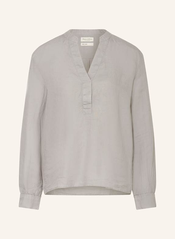 Marc O'Polo Blusenshirt aus Leinen BLAUGRAU