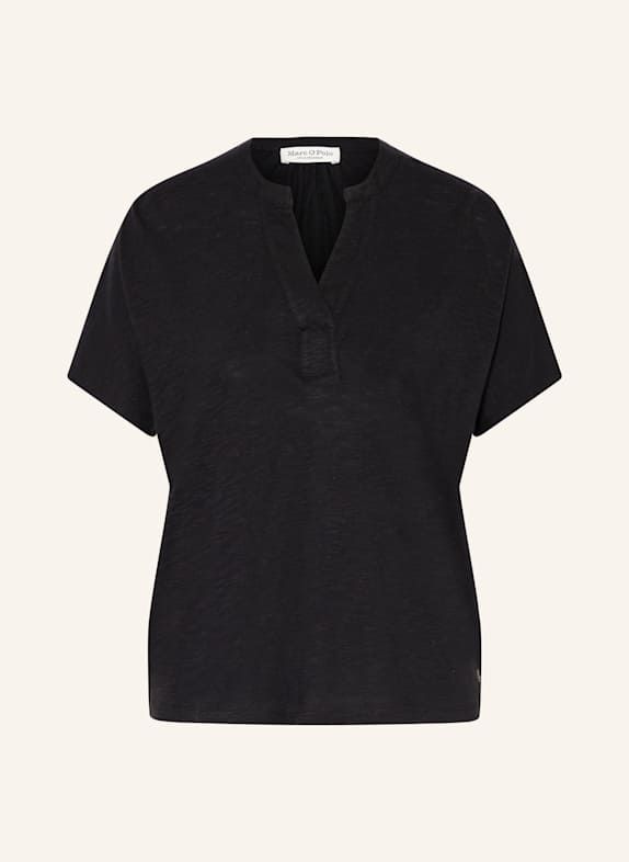 Marc O'Polo Blusenshirt aus Jersey SCHWARZ