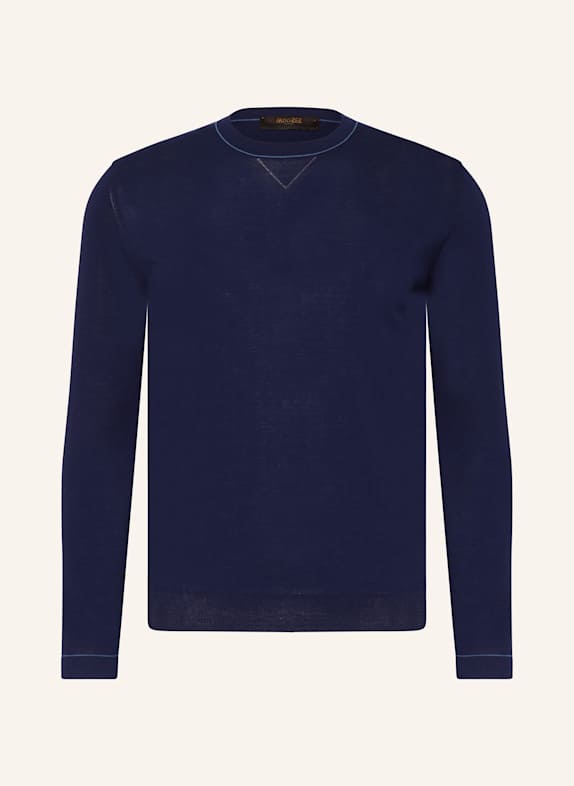 MOORER Pullover TRISTAND-CRE DUNKELBLAU