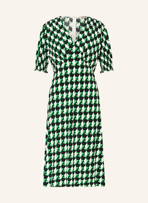 DIANE VON FURSTENBERG Kleid JEMMA GRÜN/ WEISS/ SCHWARZ