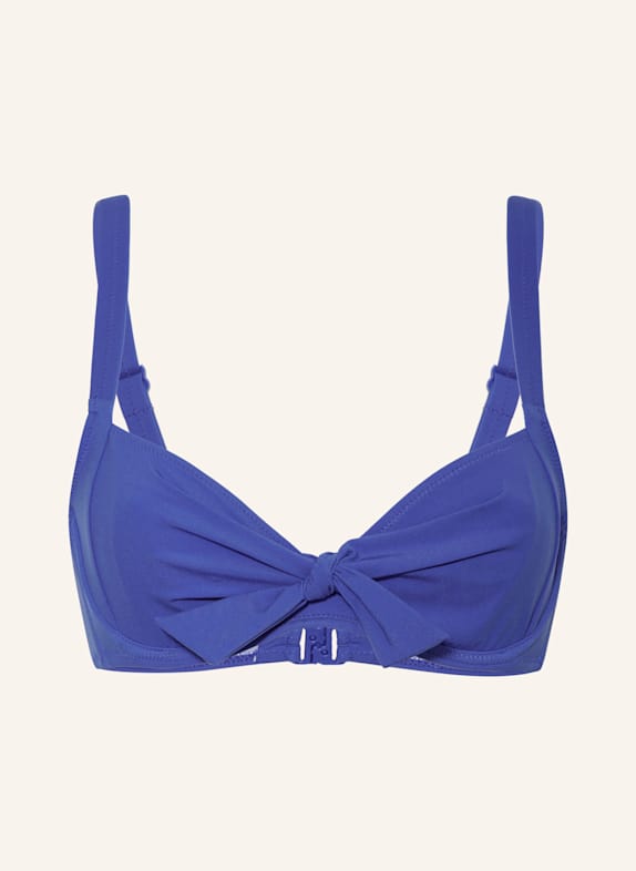 Lidea Góra od bikini z fiszbinami THE CORE NIEBIESKI