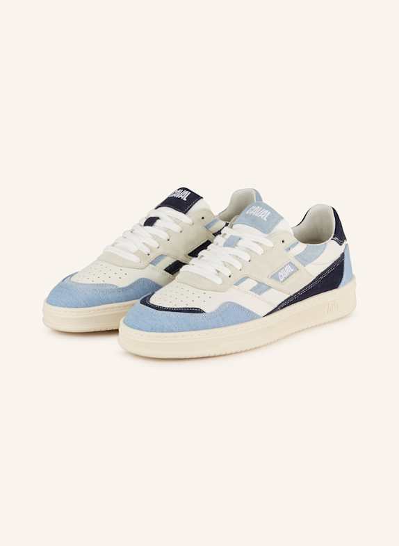 CAVAL Sneakersy PLAYGROUND BIAŁY/ KREMOWY/ JASNONIEBIESKI