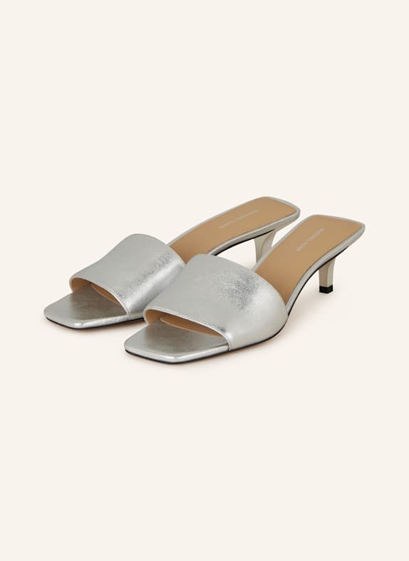 MICHAEL KORS Mules MERRIAM 040 SILVER
