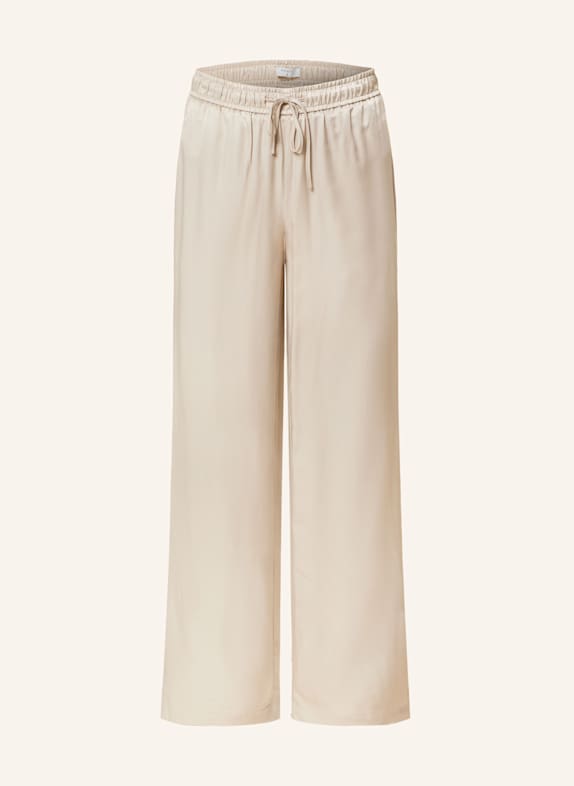 DANTE6 Marlenehose NOLDY aus Satin TAUPE