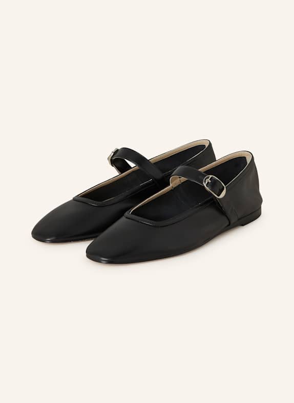 LE MONDE BÉRYL Mary-Jane-Ballerinas SCHWARZ