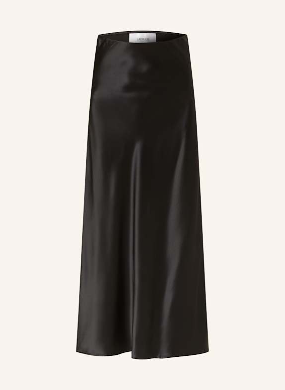 LADNERI Satinrock LE PLAINE SCHWARZ