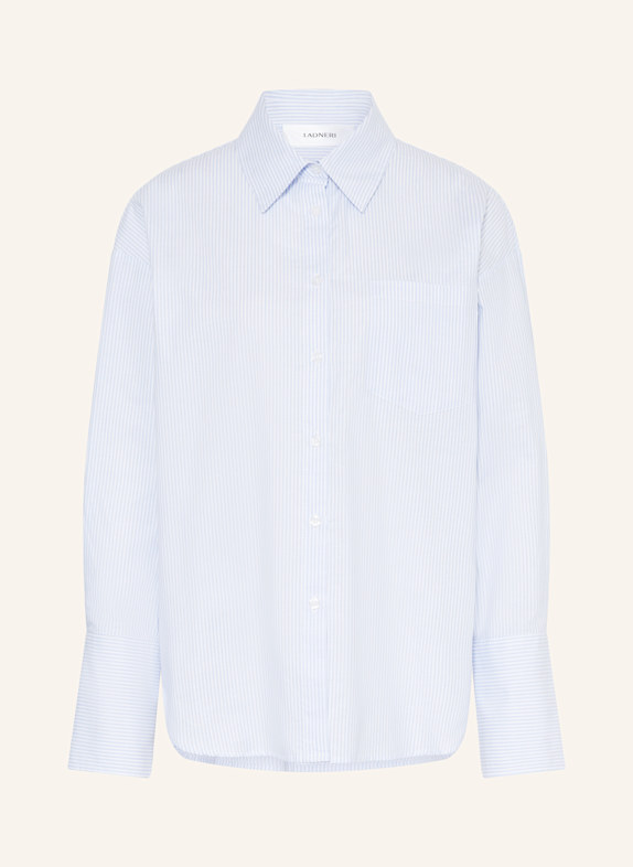 LADNERI Ersatz für mein Rücksendeetikett OXFORD WEISS/ HELLBLAU