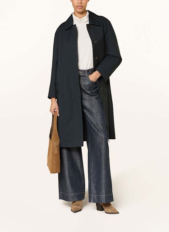 Max Mara The Cube Trench coat ORLEANS DARK BLUE