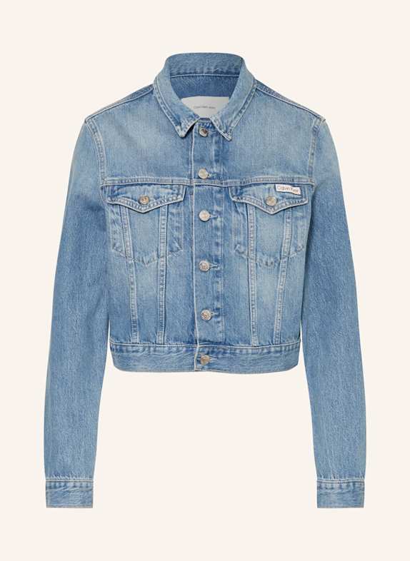 Calvin Klein Jeans Cropped denim jacket 1AA Denim Light