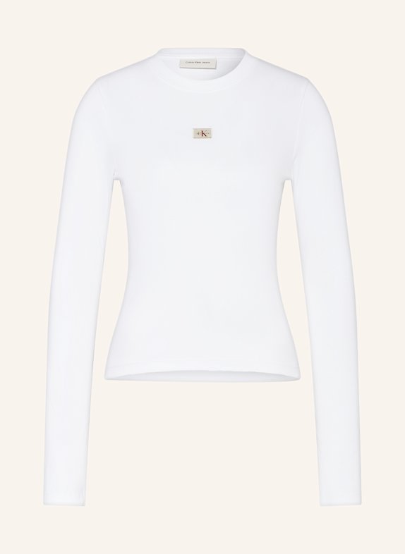 Calvin Klein Jeans Long sleeve shirt WHITE