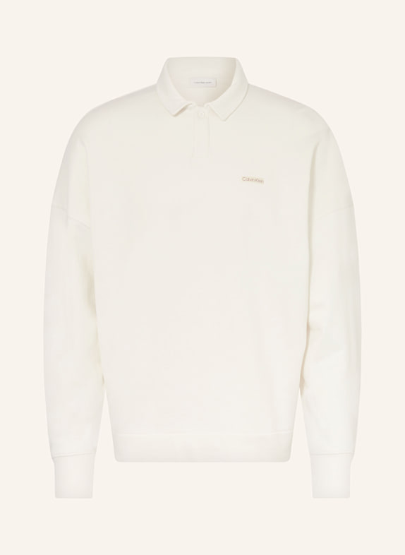 Calvin Klein Jeans Sweat-Poloshirt ECRU
