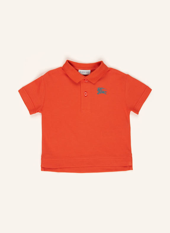 BURBERRY Piqué-Poloshirt DUNKELORANGE
