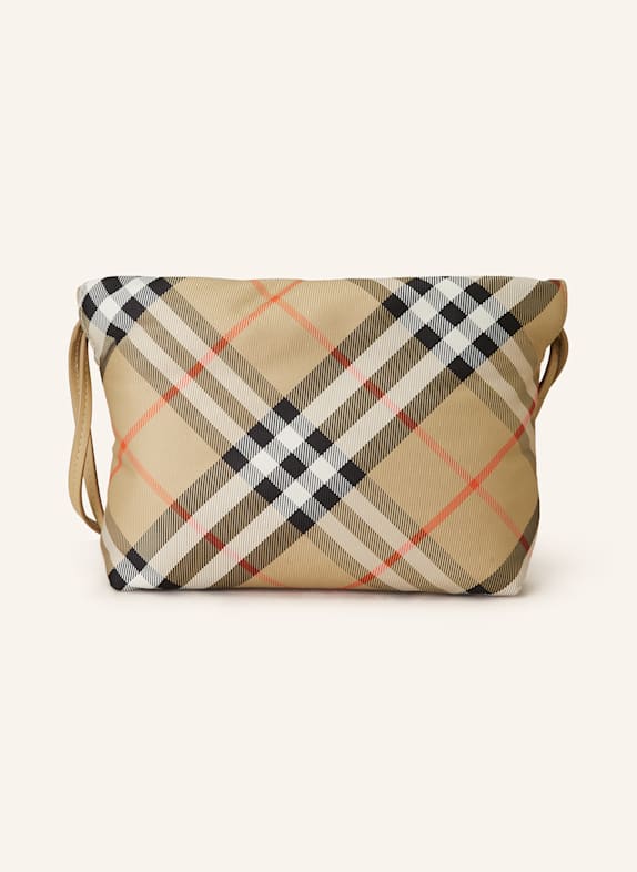 BURBERRY Umhängetasche BEIGE/ SCHWARZ/ ROT