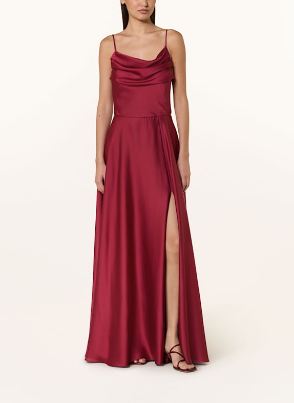 SWING Abendkleid DUNKELROT