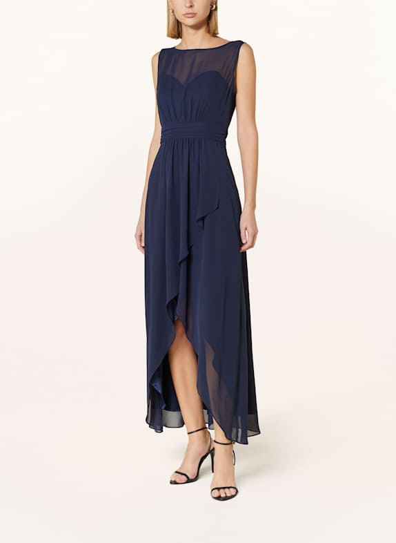 SWING Abendkleid mit Cut-out DUNKELBLAU