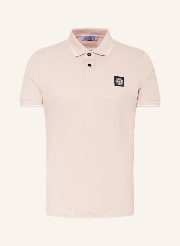 STONE ISLAND Piqué-Poloshirt Slim Fit ROSÉ