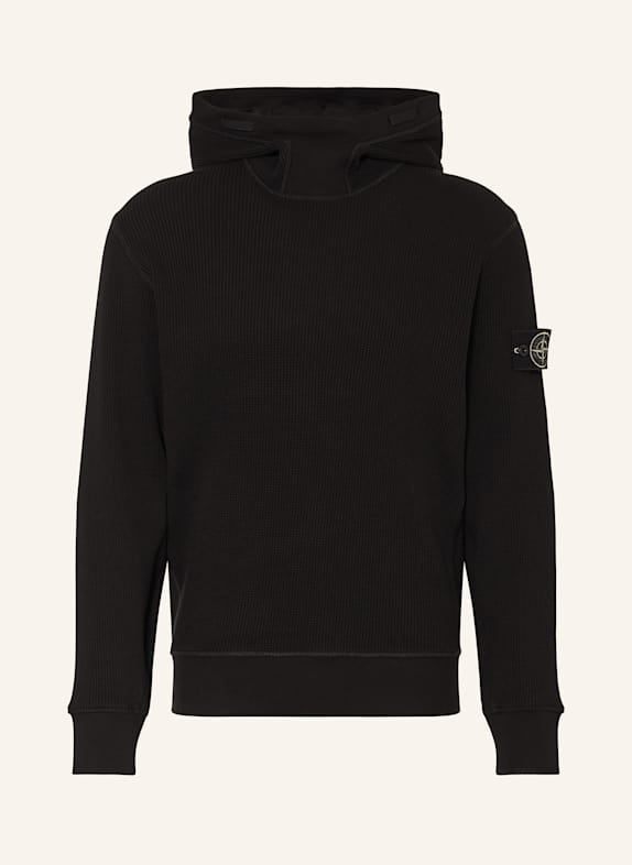 STONE ISLAND Hoodie SCHWARZ