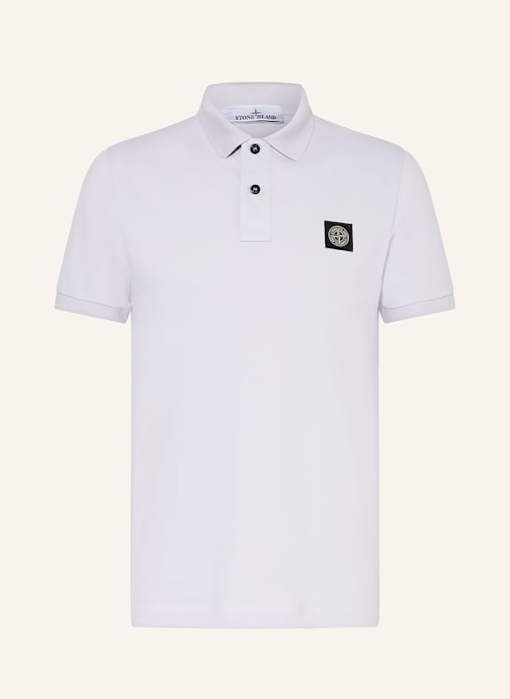 STONE ISLAND Piqué-Poloshirt Regular Fit HELLLILA