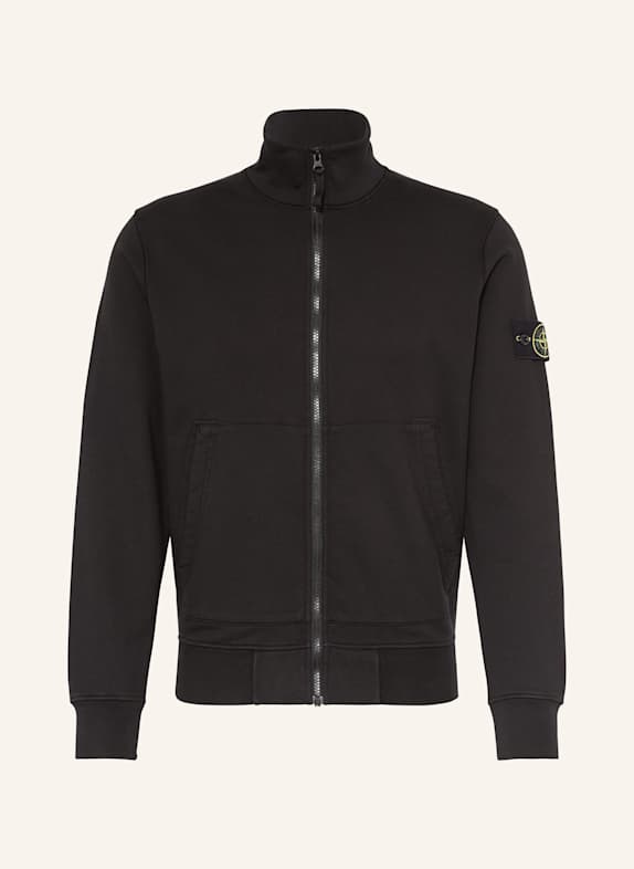 STONE ISLAND Sweatjacke SCHWARZ
