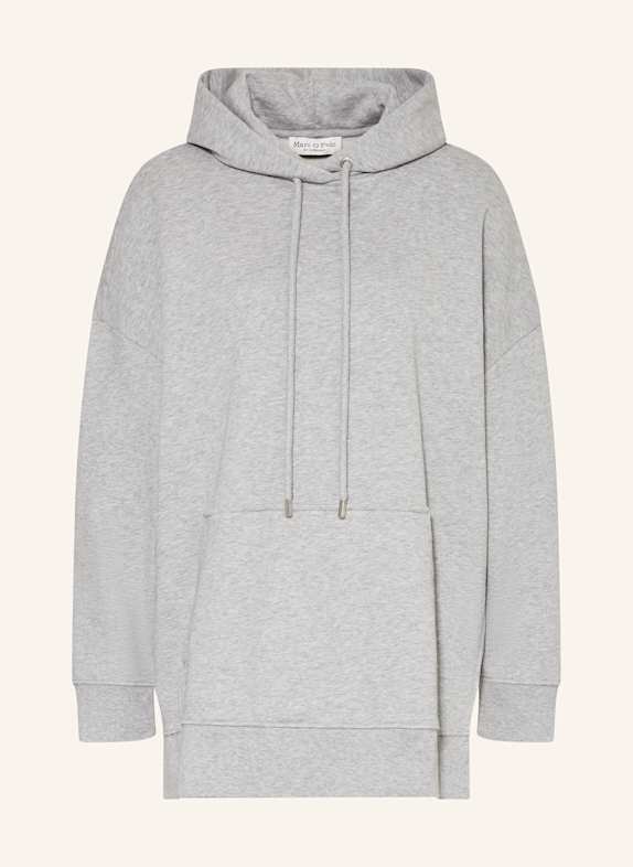 Marc O'Polo Oversized-Hoodie HELLGRAU/ WEISS