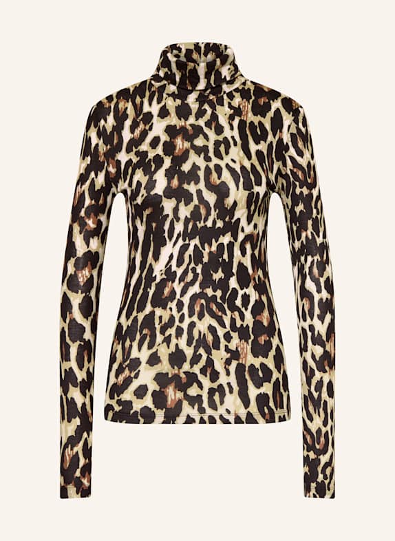 MRS & HUGS Longsleeve SCHWARZ/ TAUPE/ HELLBRAUN