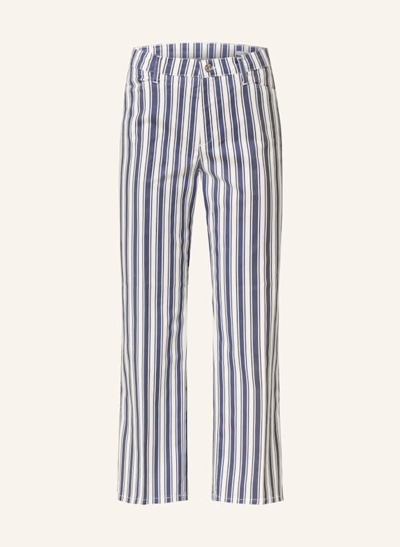 MAC 7/8-Hose CHIARA DUNKELBLAU/ WEISS