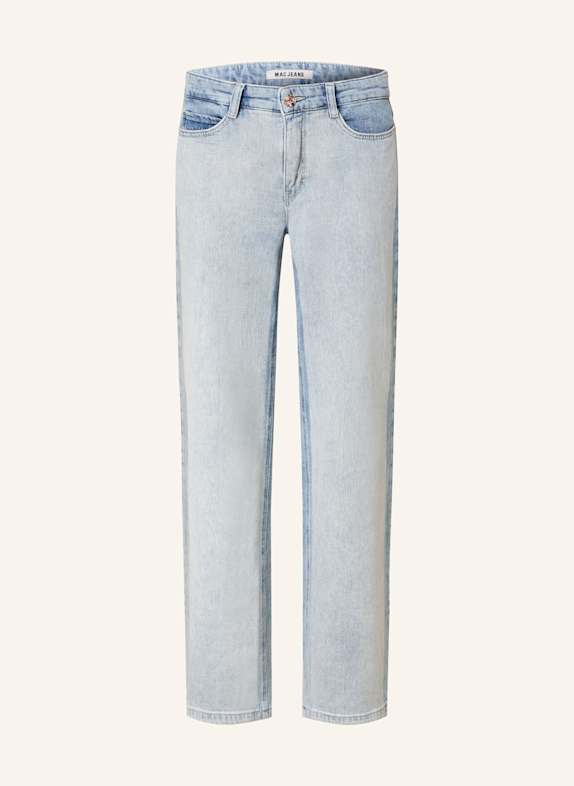 MAC Straight Jeans FLOW D057 striped sassy midblue