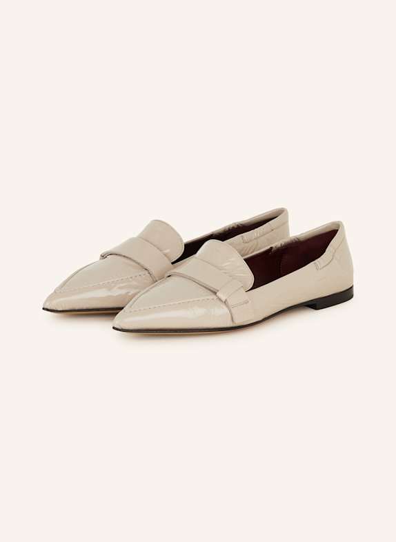 POMME D'OR Lack-Loafer INGRID BEIGE