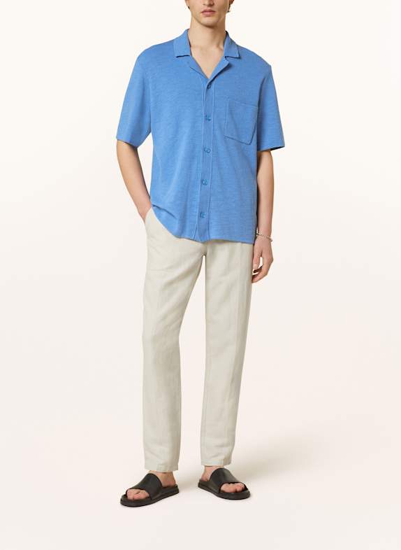SAMSØE  SAMSØE Gebreid shirt SALARRY BLAUW
