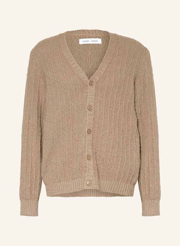 SAMSØE  SAMSØE Strickjacke SAMICAH HELLBRAUN