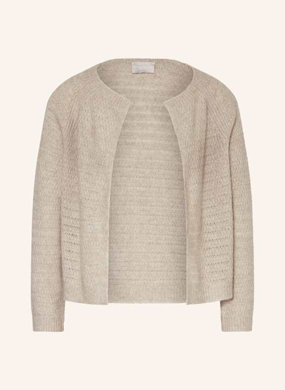 HEMISPHERE Cardigan with cashmere BEIGE