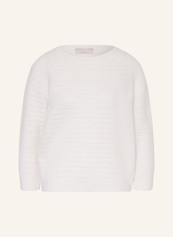 HEMISPHERE Sweater with cashmere WHITE