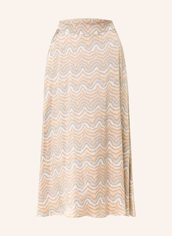 HEMISPHERE RSilk skirt BEIGE/ CREAM/ BLUE GRAY