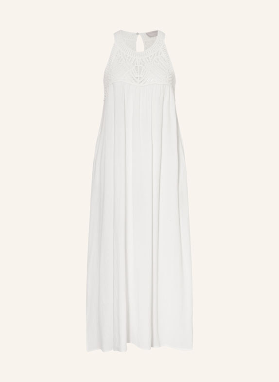 HEMISPHERE Dress in mixed materials ECRU