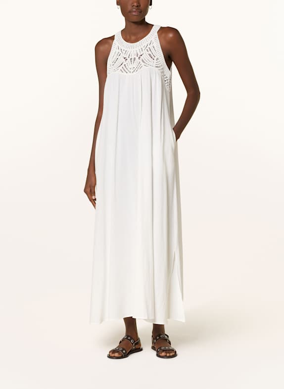 HEMISPHERE Kleid im Materialmix ECRU