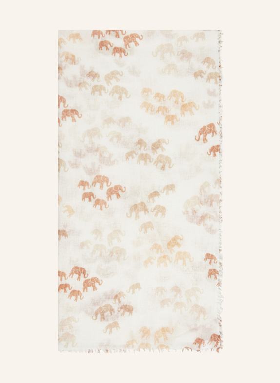HEMISPHERE Tuch MILIK CREME/ BRAUN