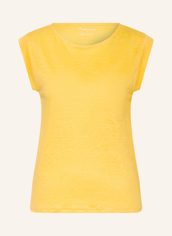 KnowledgeCotton Apparel Leinentop GELB