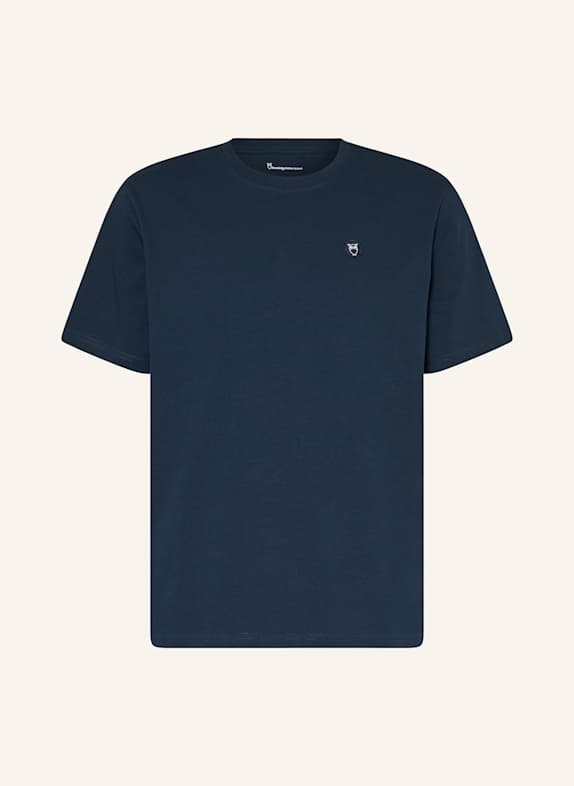 KnowledgeCotton Apparel T-Shirt LOKE DUNKELBLAU