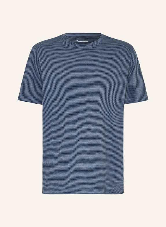 KnowledgeCotton Apparel T-Shirt DUNKELBLAU