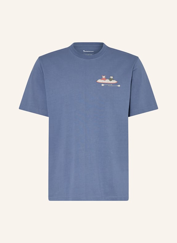 KnowledgeCotton Apparel T-Shirt BLAUGRAU