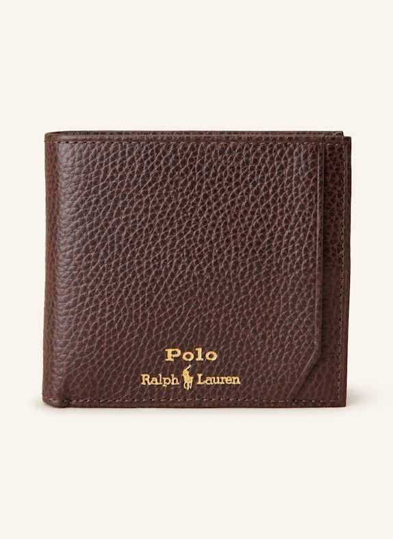 POLO RALPH LAUREN Geldbörse DUNKELBRAUN