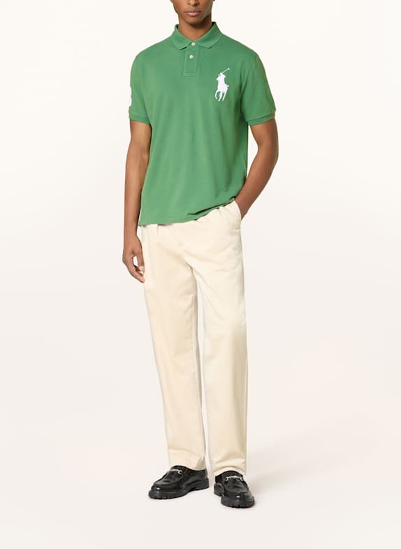 POLO RALPH LAUREN Polo piqué coupe slim personnalisé VERT