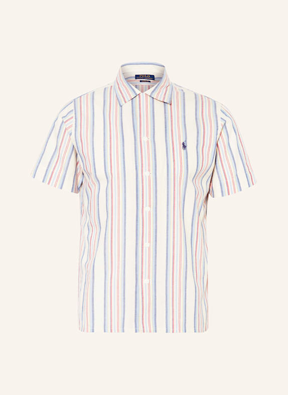 POLO RALPH LAUREN Hemd Classic Fit CREME/ HELLBLAU/ HELLROT