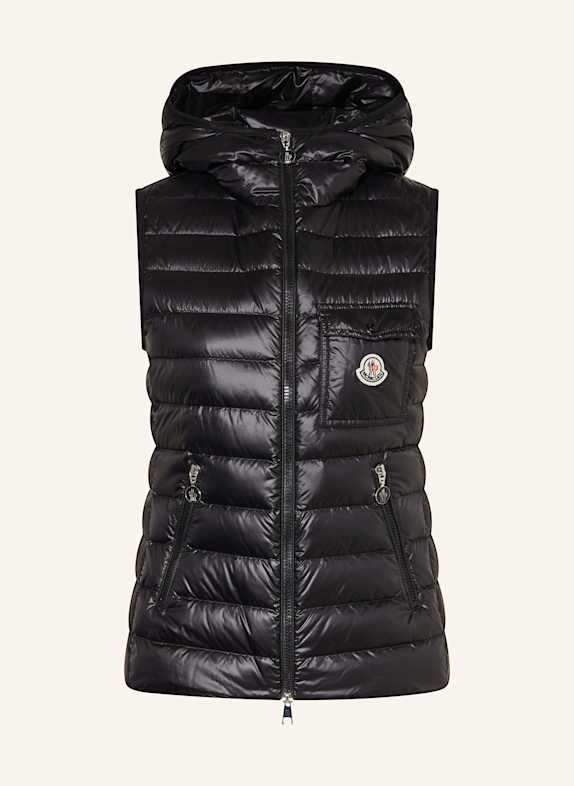 MONCLER Daunenweste GLYGOS SCHWARZ