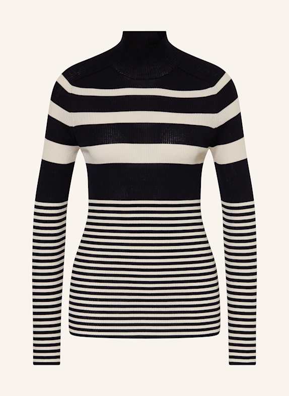 MONCLER Sweter GRANATOWY/ KREMOWY
