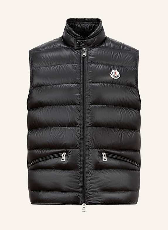 MONCLER Daunenweste GUI SCHWARZ