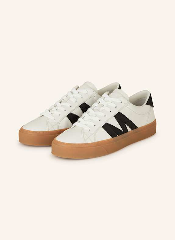 MONCLER Sneaker MONACO CREME/ SCHWARZ