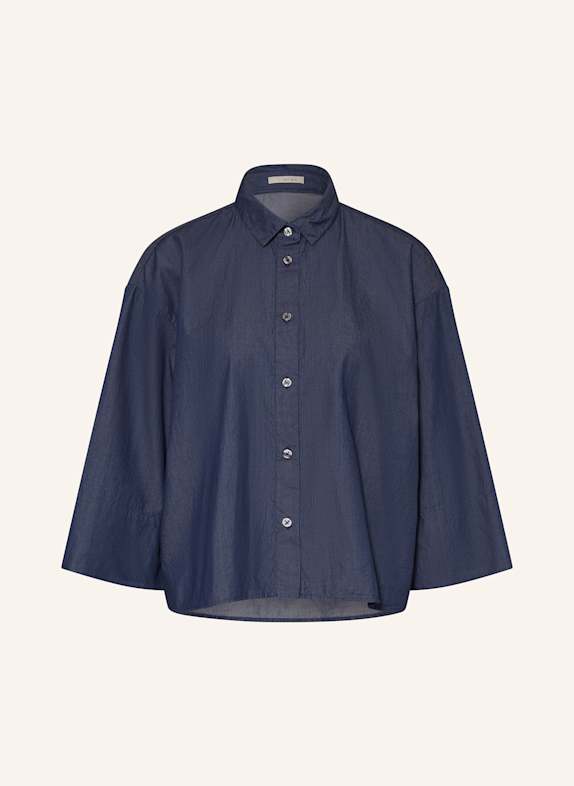 lilienfels Jeansbluse mit 3/4-Arm DUNKELBLAU