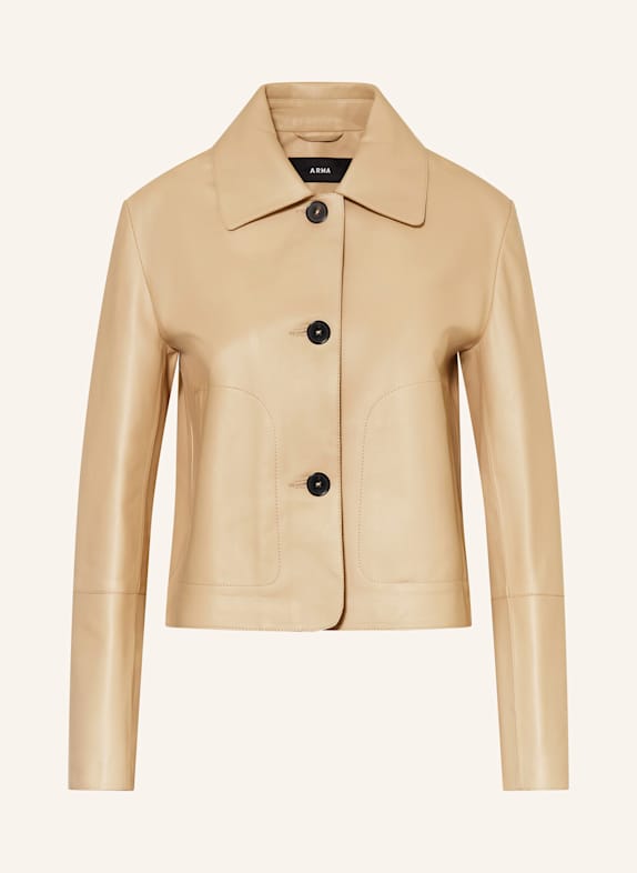ARMA Lederjacke BEIGE